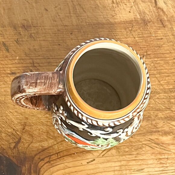 GENEVE GERMAN COLLECTIBLE BEER STEIN MUG VINTAGE RARE - BEAUTIFUL - SEE PICS - Picture 2 of 6